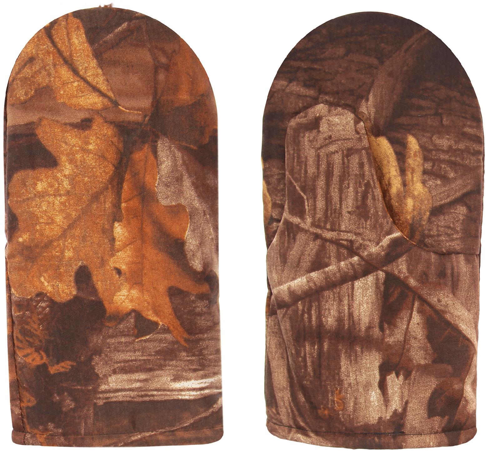 Варежки рыбацкие утеплённые флисом, смесовка, цвет микс