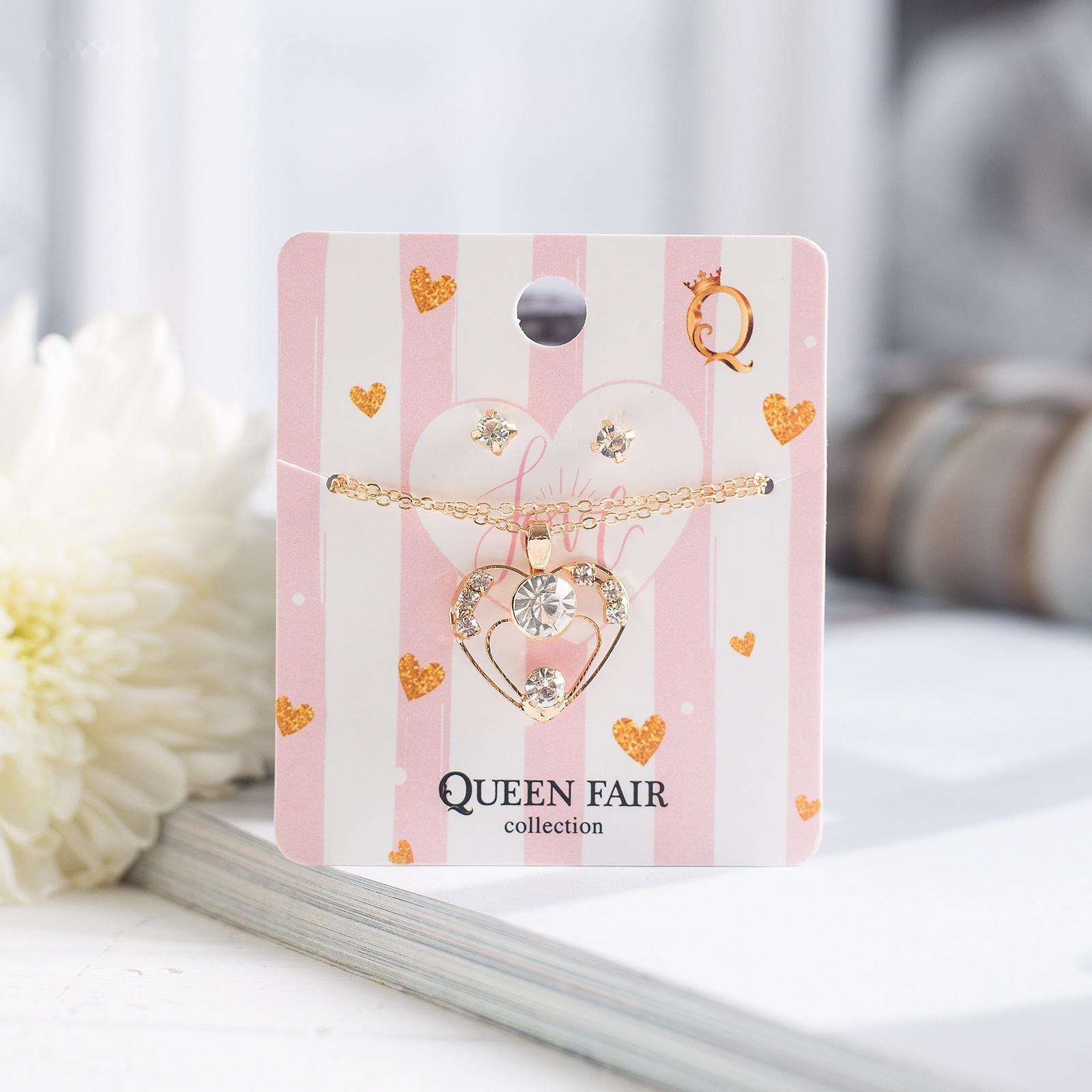 Гарнитур 2 предмета: серьги, кулон 