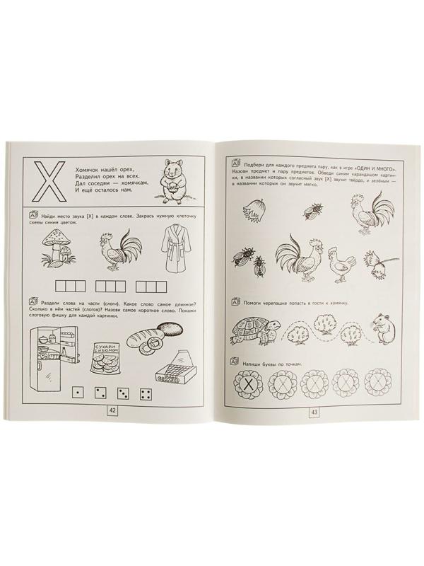 100 занимательных упражнений с буквами и звуками для детей 4-5 лет. Костылева Н. Ю.