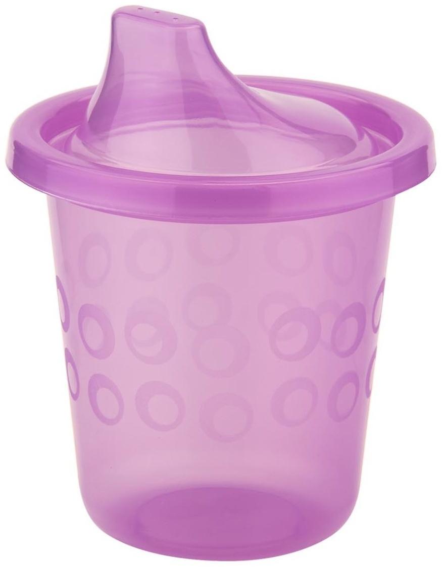 Поильник с твёрдым носиком, 210 мл, от 4 мес., цвета МИКС