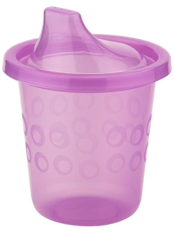 Поильник с твёрдым носиком, 210 мл, от 4 мес., цвета МИКС