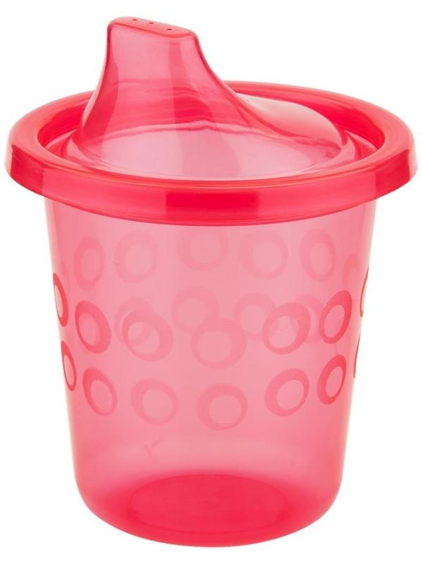 Поильник с твёрдым носиком, 210 мл, от 4 мес., цвета МИКС