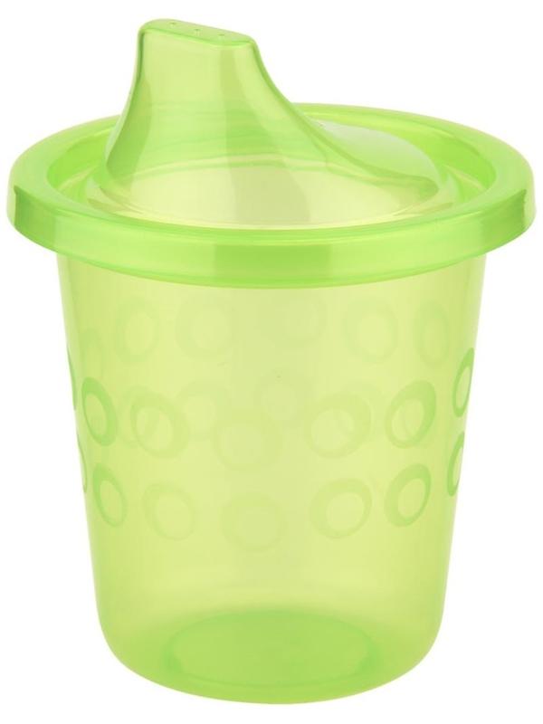 Поильник с твёрдым носиком, 210 мл, от 4 мес., цвета МИКС