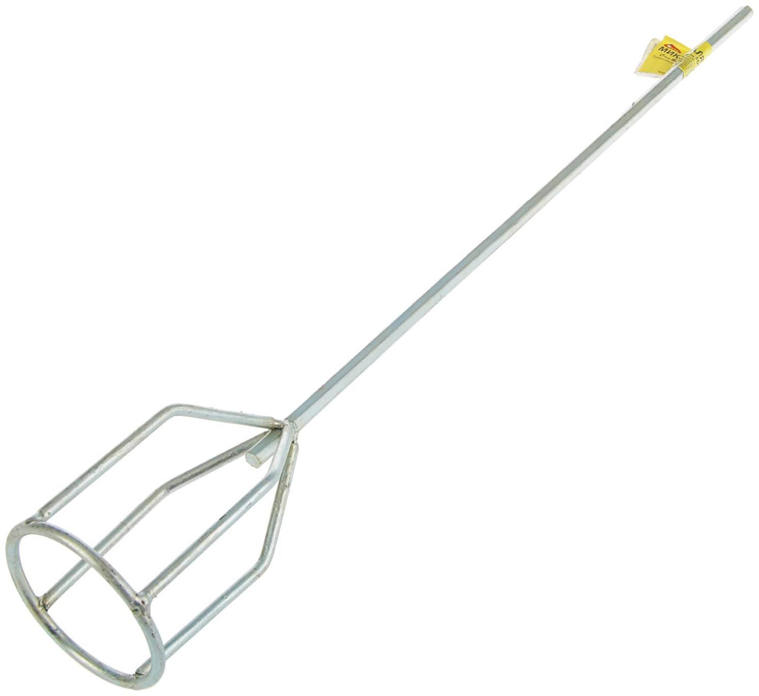 Миксер Hobbi, для гипсовых смесей и наливных полов, 80х530 мм, шестигранный хвостовик