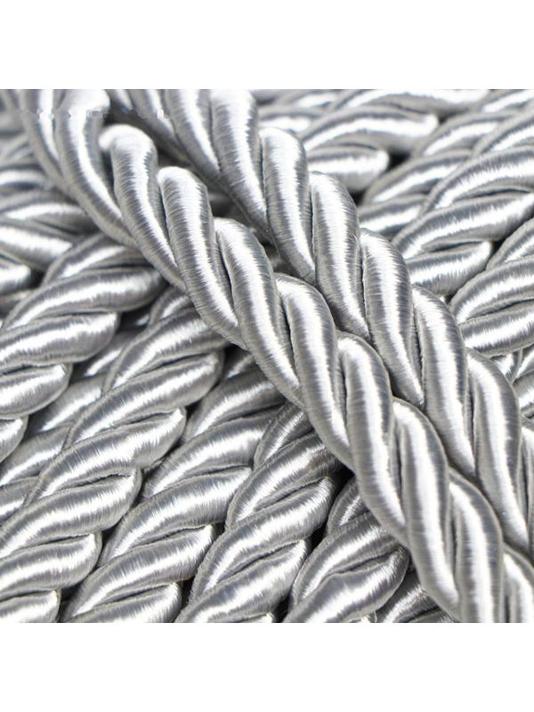 Шнур витой декоративный 12 мм без тесьмы №3.0, 25 м