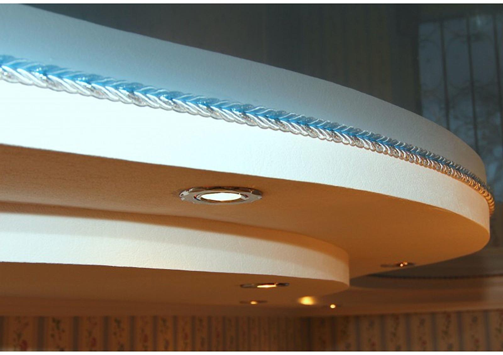 Шнур витой декоративный 12 мм без тесьмы №0.0, 25 м