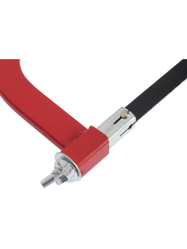 Ножовка по металлу ТУНДРА, деревянная ручка, два угла установки полотна, 300 мм