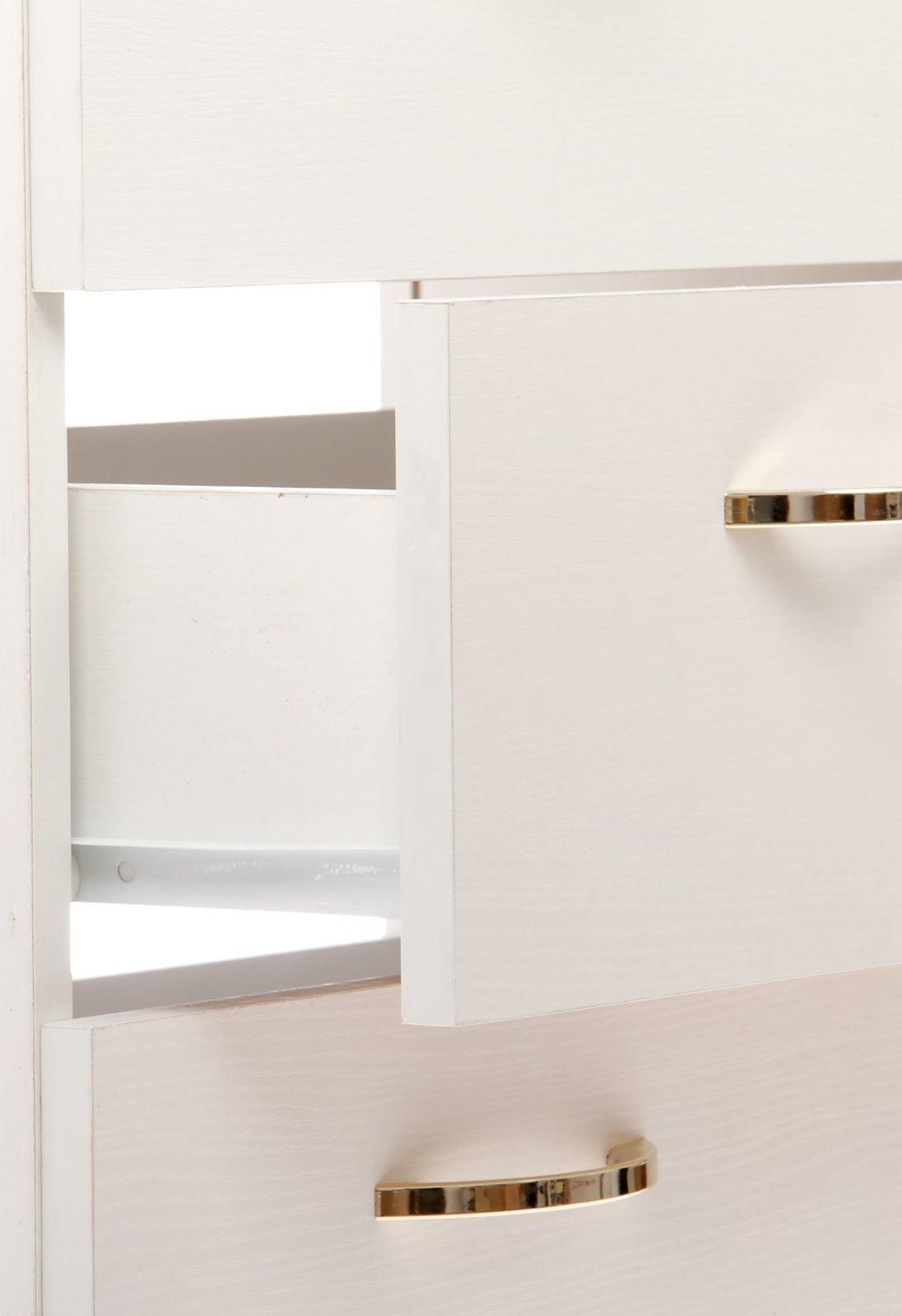 Комод детский с пеленальным столиком «КР 80 К/4 ЛДСП», полка, 4 выдвижных ящика, цвет белый