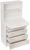 Комод детский с пеленальным столиком «КР 80 К/4 ЛДСП», полка, 4 выдвижных ящика, цвет белый