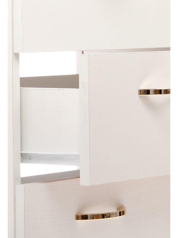 Комод детский с пеленальным столиком «КР 80 К/4 ЛДСП», полка, 4 выдвижных ящика, цвет белый