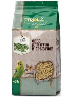 Корм Triol для птиц и грызунов, овес, 450 г.