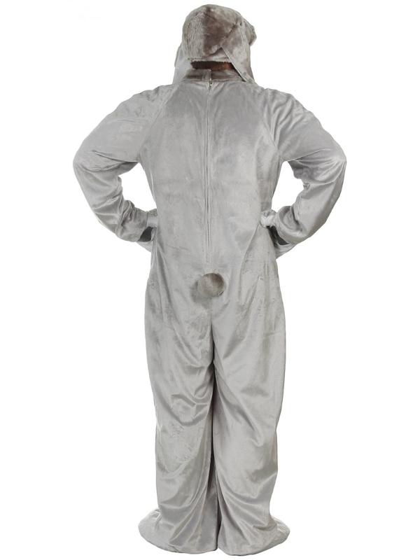 Карнавальный костюм «Заяц», взрослый, комбинезон, шапка, р. 50-52, рост 180 см