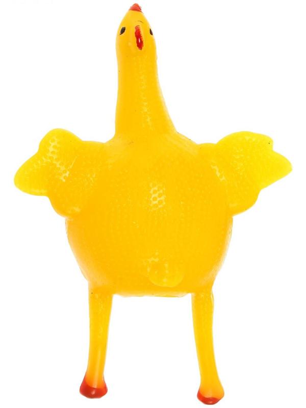 Мялка «Курица», с водой, с яйцом, цвет жёлтый