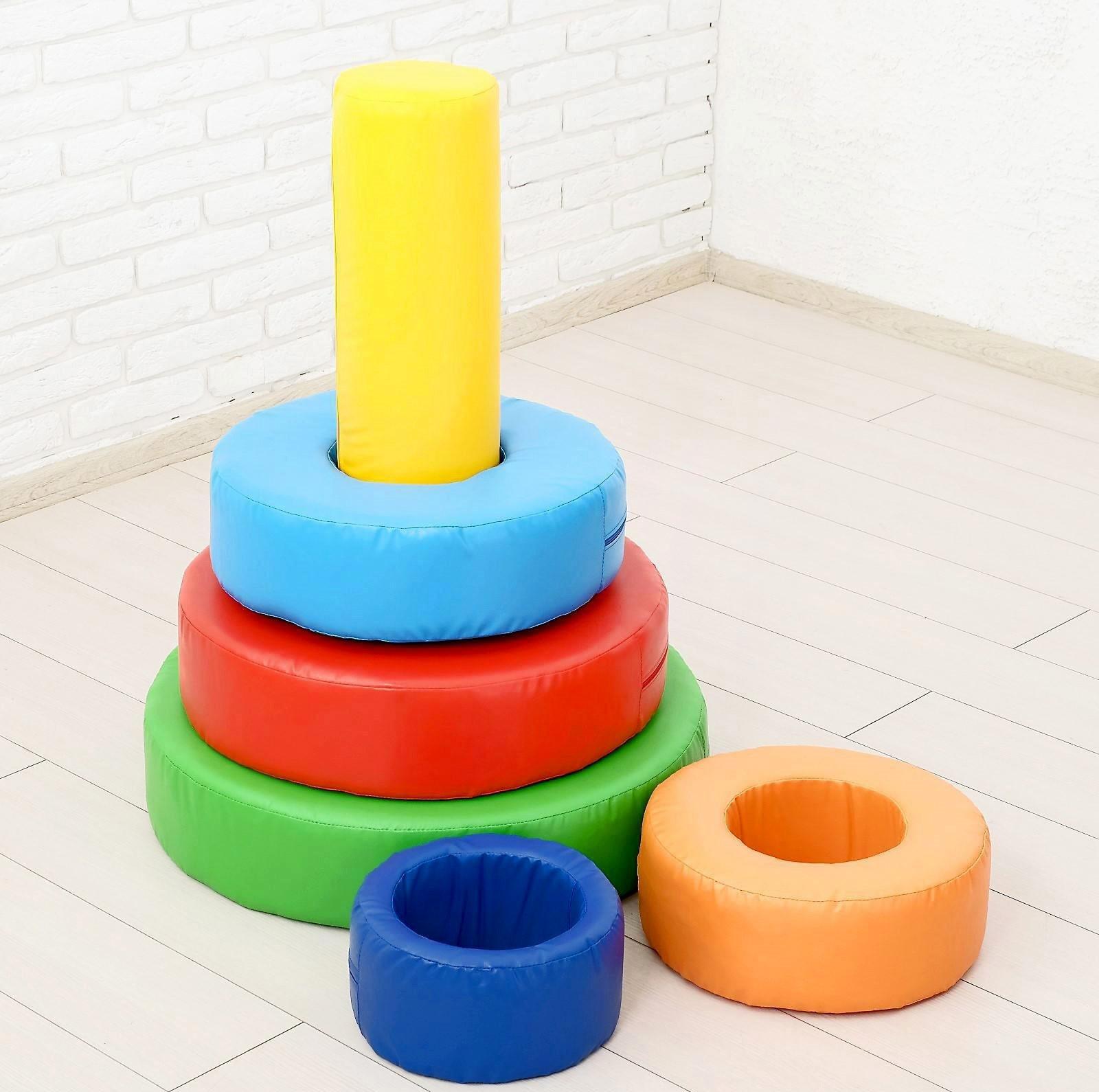 Мягкий модуль «Пирамидка», МИКС