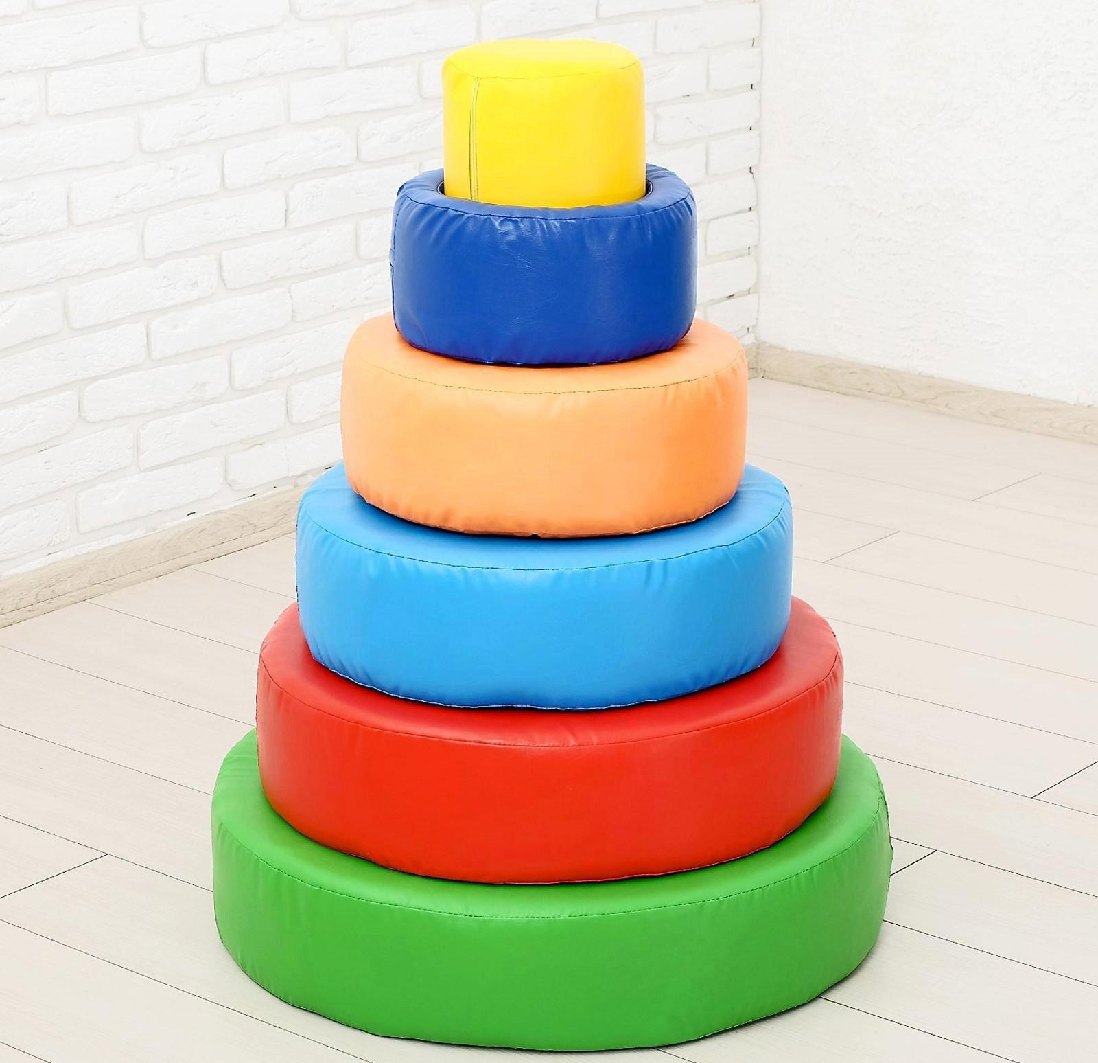 Мягкий модуль «Пирамидка», МИКС