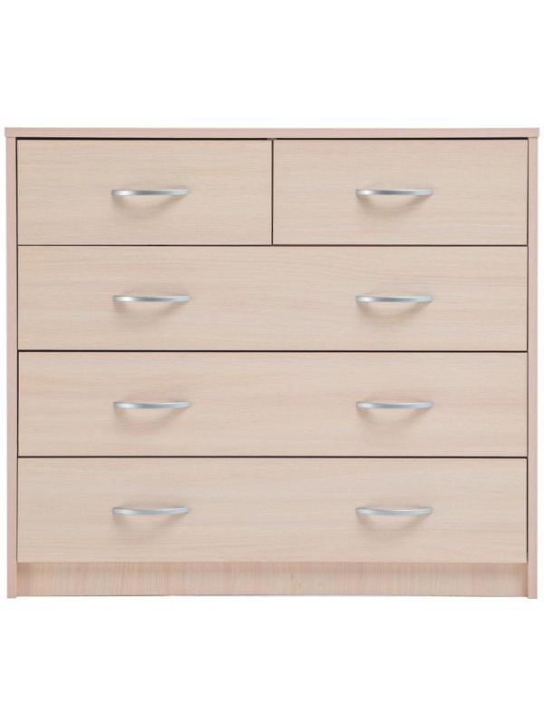 Комод 5 ящиков, 900х480х800, Венге светлый