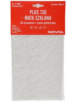 Стекломат NOVOL PLUS 730, плотность 300 г/м2, 0,5 м2 36001