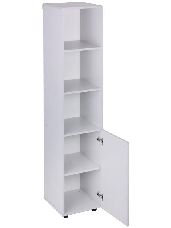 Пенал для документов с нижней дверью, 400х420х1880, Светло серый