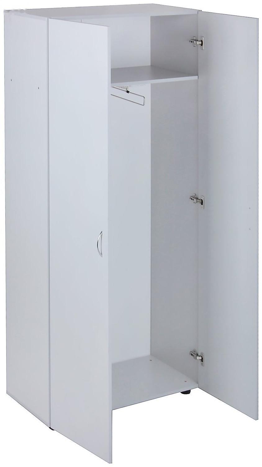 Шкаф для одежды, 800х420х1880, Светло серый