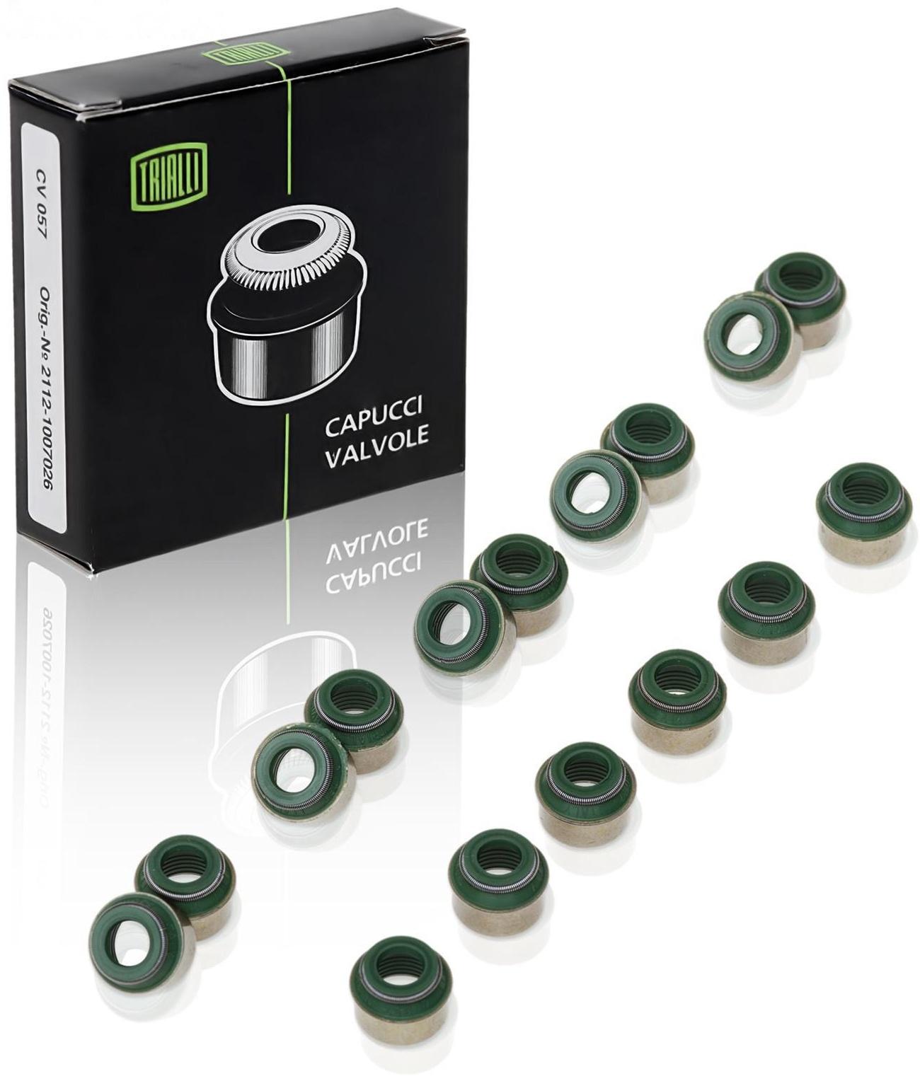 Колпачки маслосъемные ВАЗ 2110-2112 2112-1007026, TRIALLI CV 057