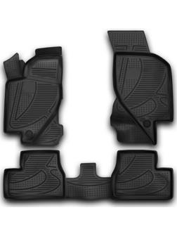 Коврики 3D в салон LADA Kalina, 2004-, 4 шт. (полиуретан)