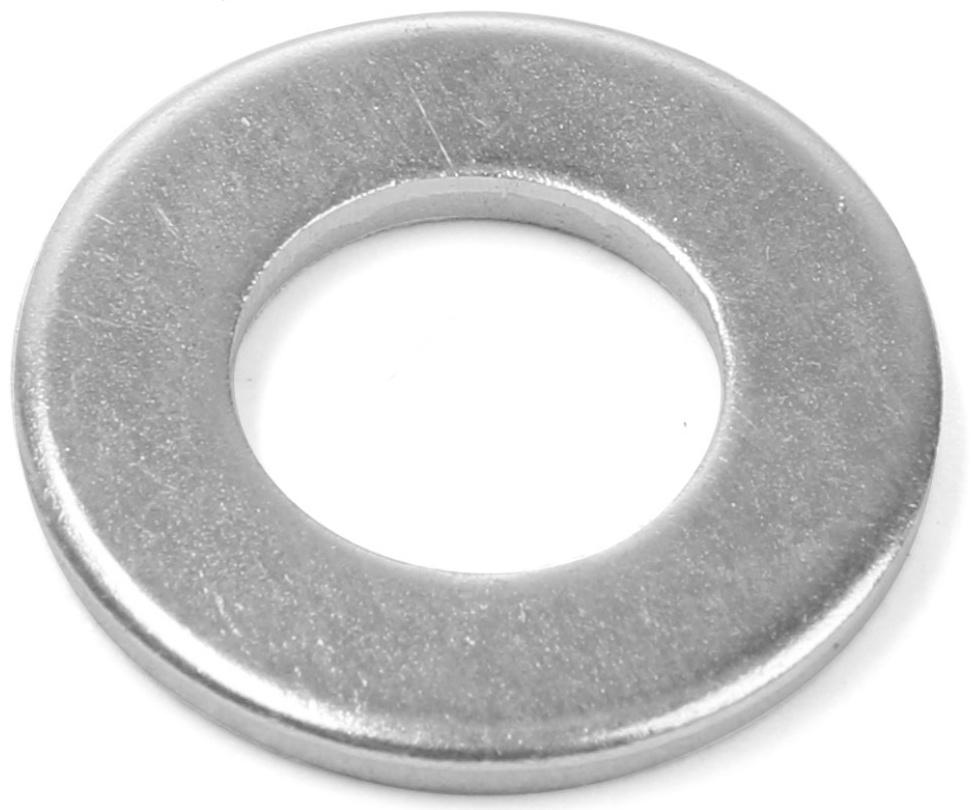 Шайба ТУНДРА krep, плоская, DIN125, оцинкованная, М10, 5 кг