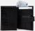 Портмоне на кнопке, отдел для автодокументов и паспорта, цвет чёрный