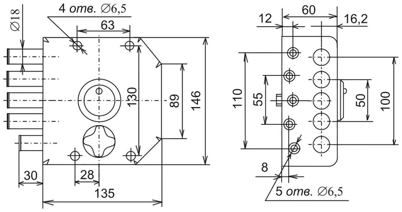Замок накладной 