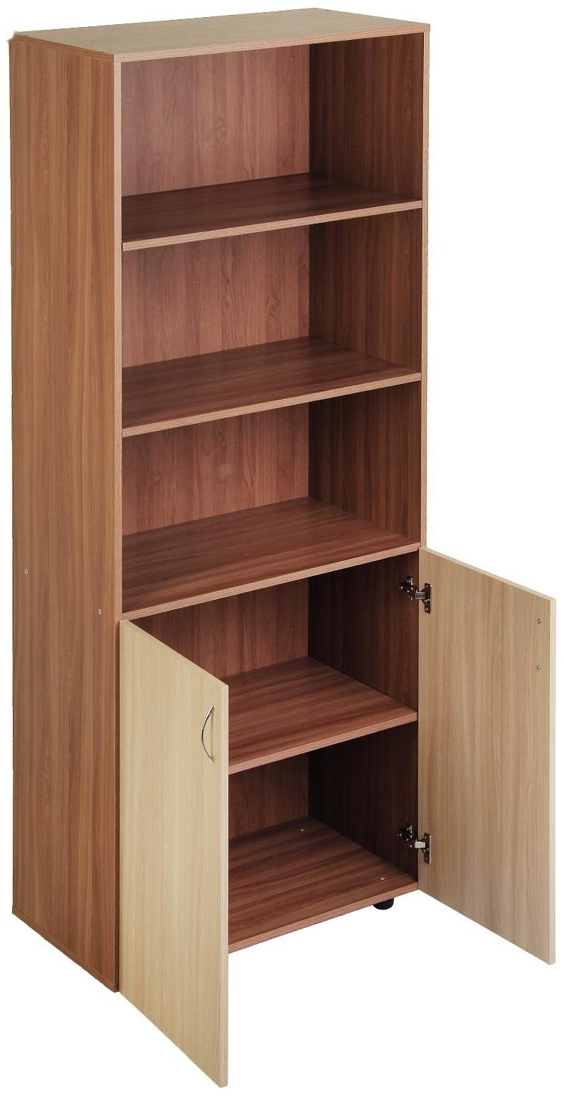 Шкаф для документов 2-х дверный, 800х420х1900, Ясень шимо светлый/темный