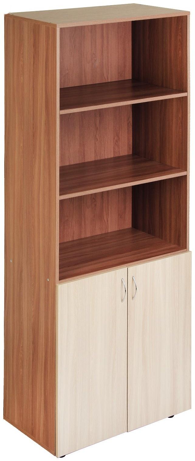 Шкаф для документов 2-х дверный, 800х420х1900, Ясень шимо светлый/темный