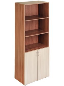 Шкаф для документов 2-х дверный, 800х420х1900, Ясень шимо светлый/темный