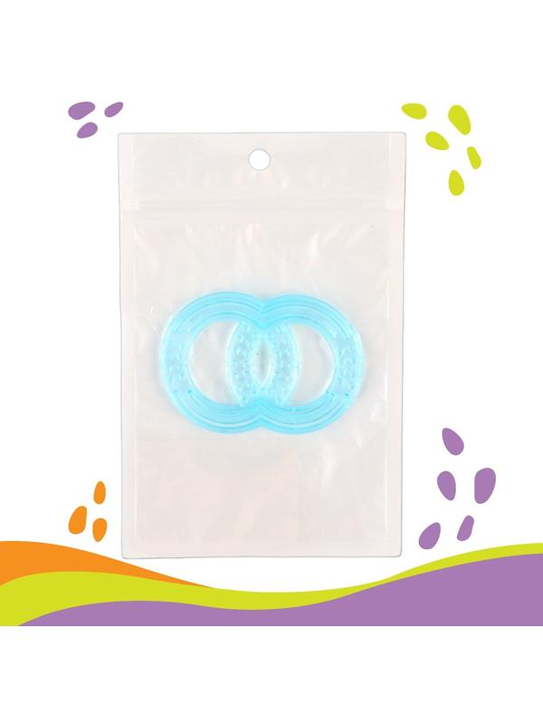 Прорезыватель силиконовый «Восьмёрка», цвет МИКС