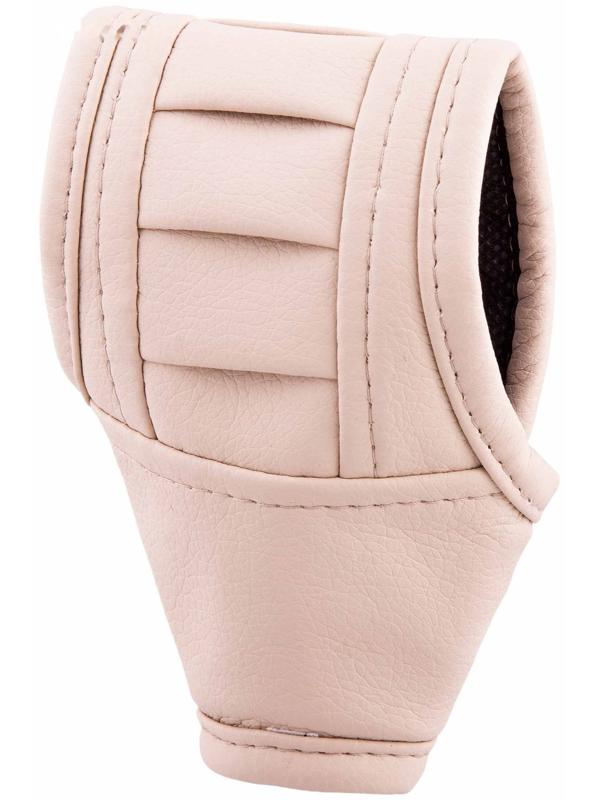 Чехол АКПП Skyway, кожзаменитель, круглый, слоновая кость, S06201005