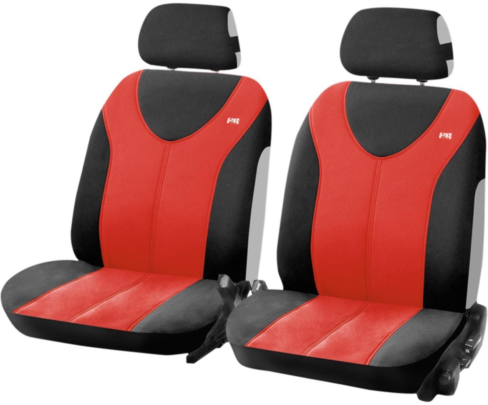 Авточехлы TROPHY FRONT, на передние кресла, красный, трикотаж