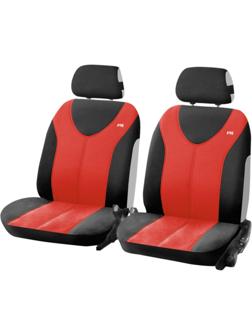 Авточехлы TROPHY FRONT, на передние кресла, красный, трикотаж