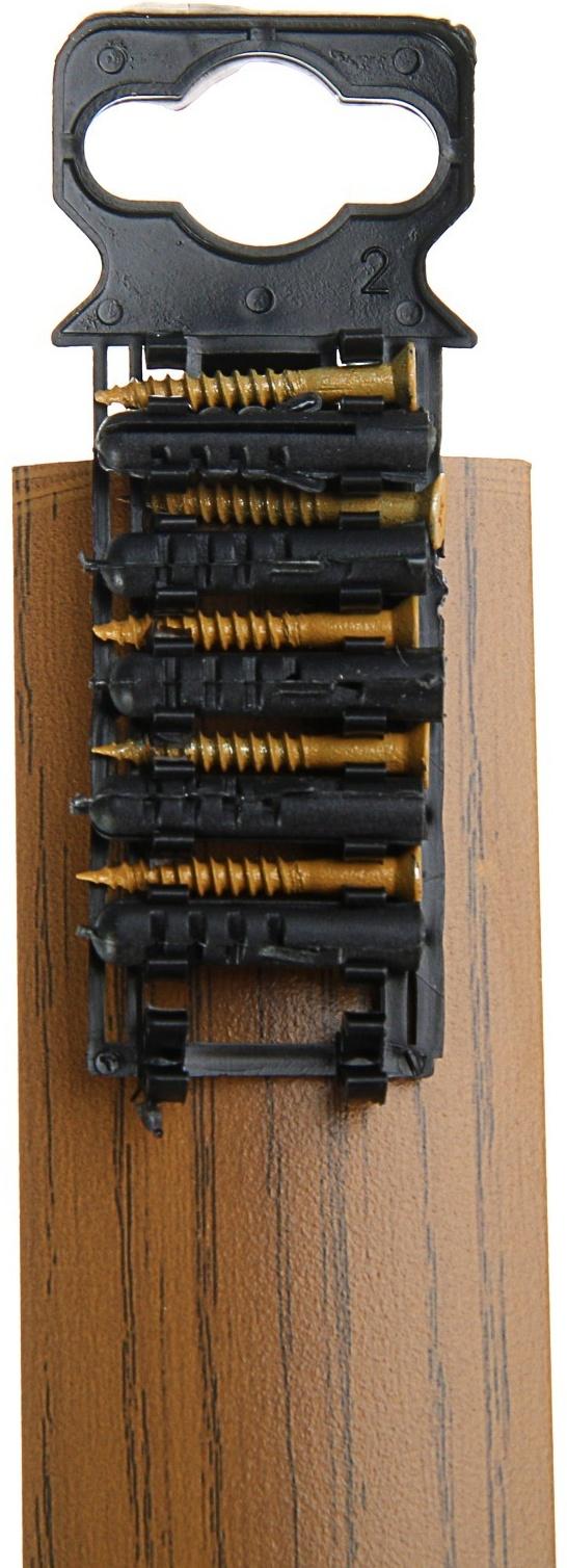 Порог одноуровневый, орех, 40*900 мм