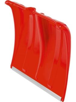 Ковш лопаты пластиковый, 380 × 370 мм, с алюминиевой планкой, без черенка, красный