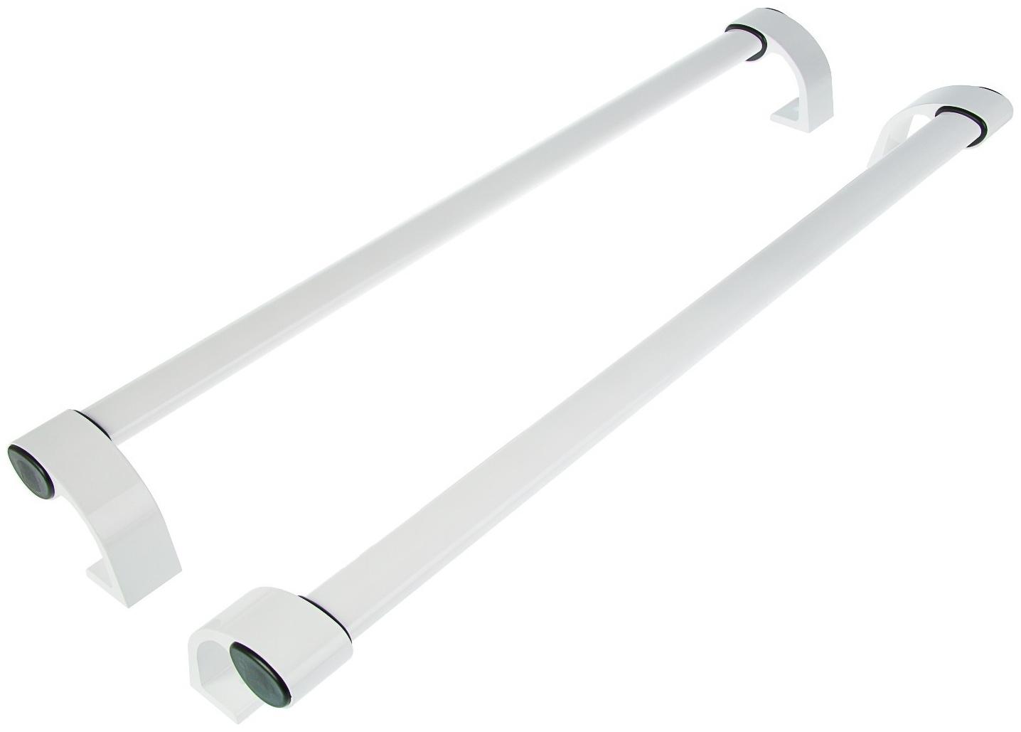 Ручка прямая, L=800 мм, офисная, металлическая, белая