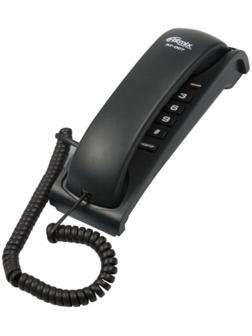 Телефон Ritmix RT-007, проводной, повторный набор, черный