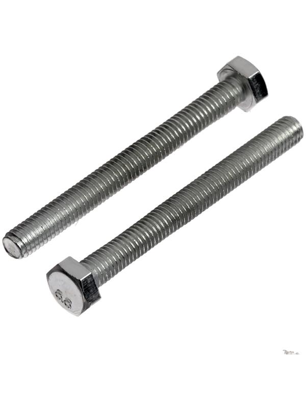 Болт ТУНДРА krep, с шестигранной головкой, оцинкованный, DIN933, М6х60 мм, 5 кг