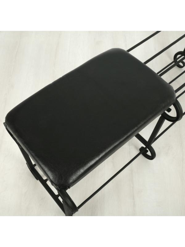 Обувница 2-х ярусная с сиденьем «Новый Стандарт», 90×32×40 см, цвет МИКС