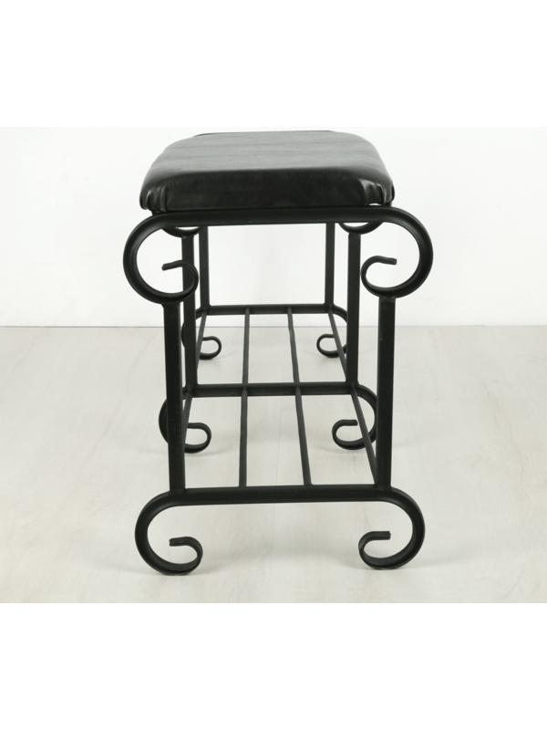 Обувница 2-х ярусная с сиденьем «Новый Стандарт», 90×32×40 см, цвет МИКС