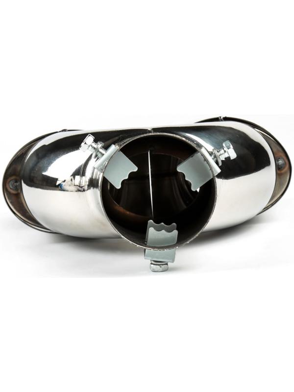 Насадка на глушитель, 200×190×65 мм, посадочный d 60 мм