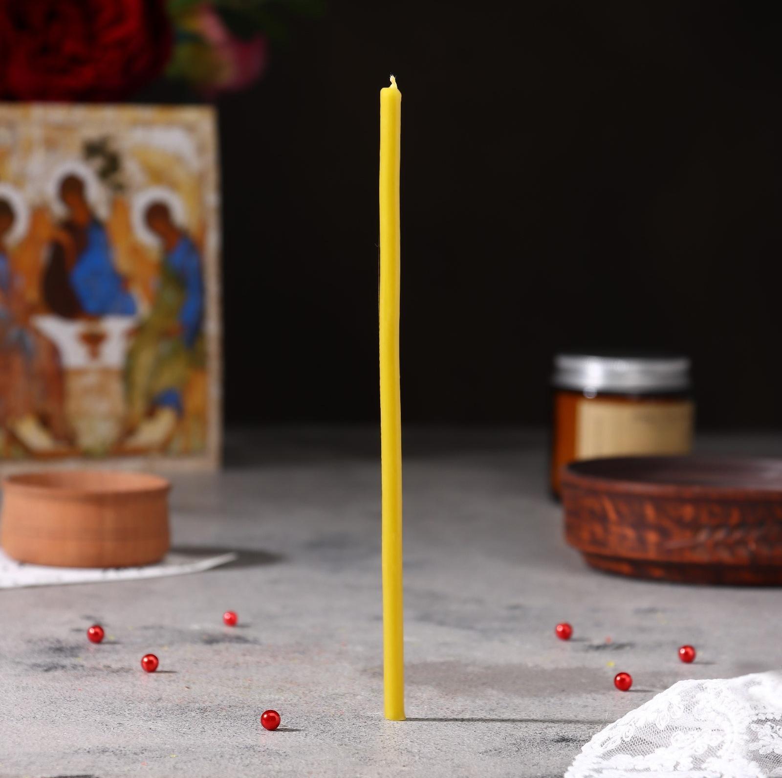 Свечи медовые №80, упаковка 2кг, парафин + медовое масло