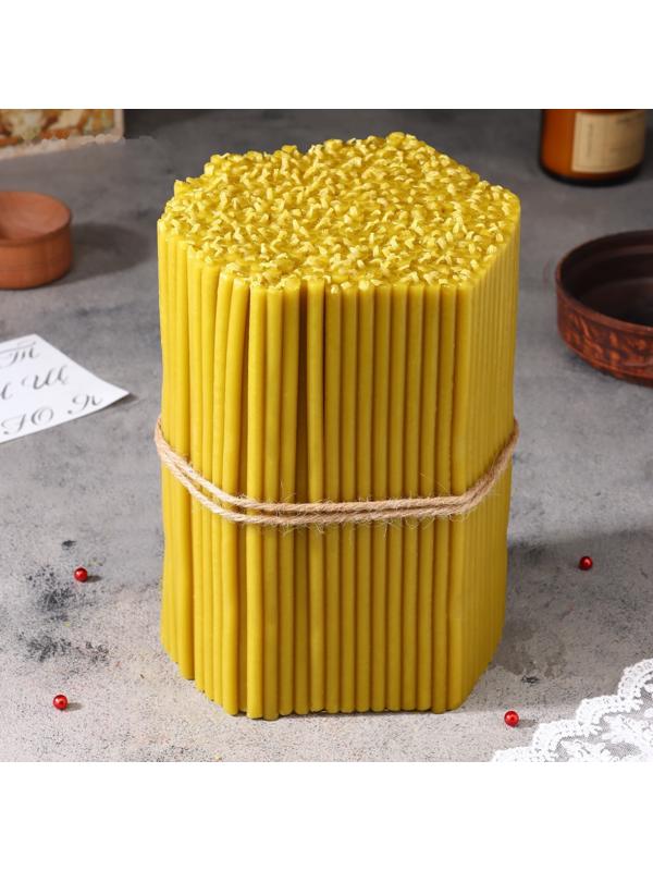 Свечи медовые №80, упаковка 2кг, парафин + медовое масло