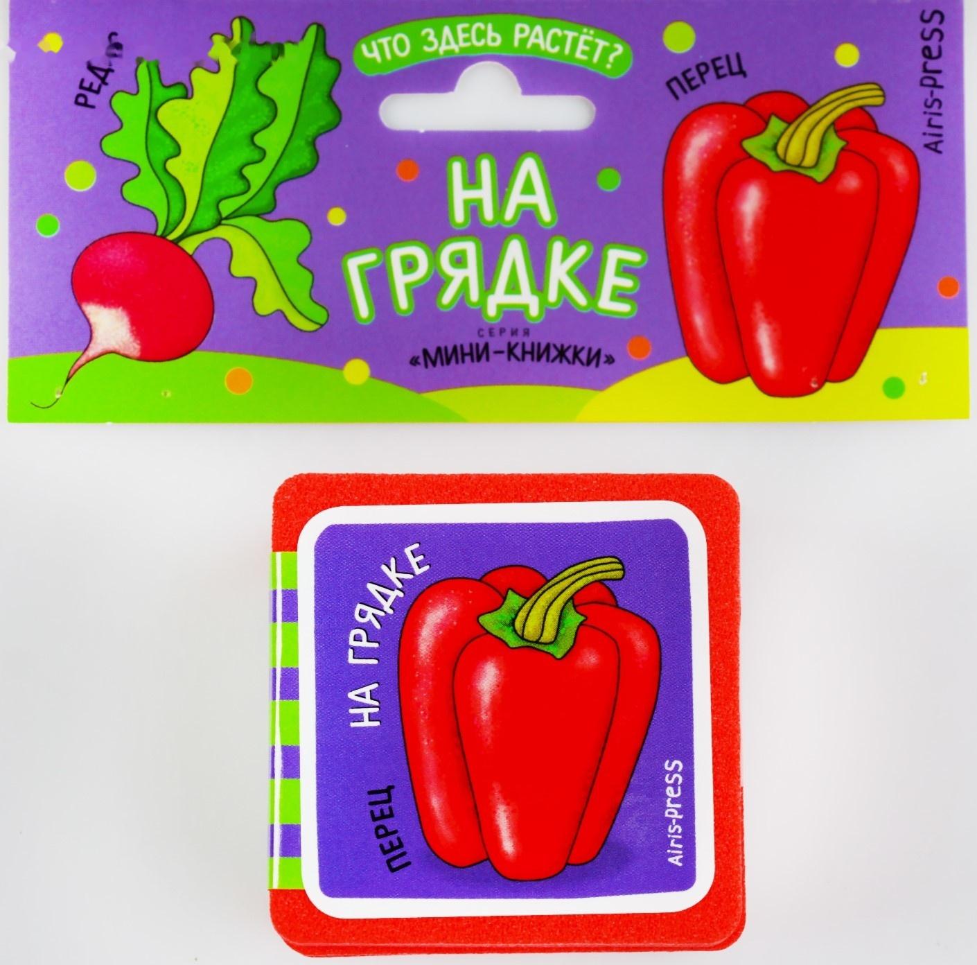 Мини-книжки. Что здесь растёт? На грядке. Куликова Е. Н.