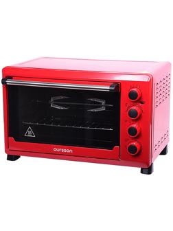 Мини-печь Oursson MO3815/RD, 2000 Вт, 38 л, 12 режимов, конвекция, красная