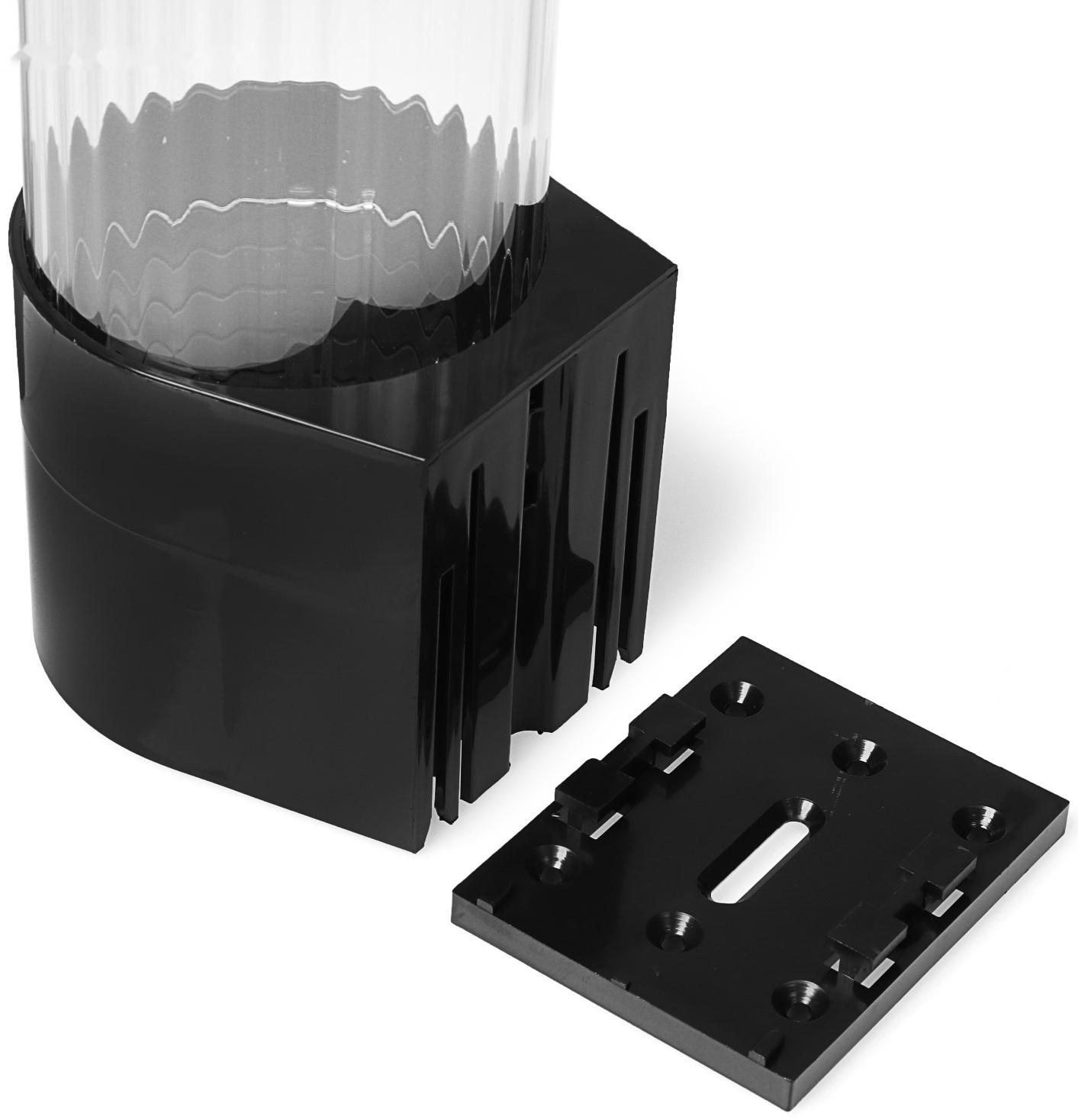 Стаканодержатель CH-1, крепление на шурупах, 100 стаканчиков, черный