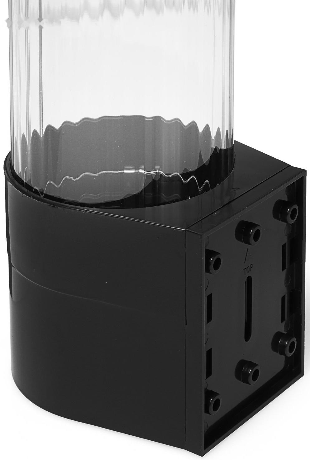 Стаканодержатель CH-1, крепление на шурупах, 100 стаканчиков, черный