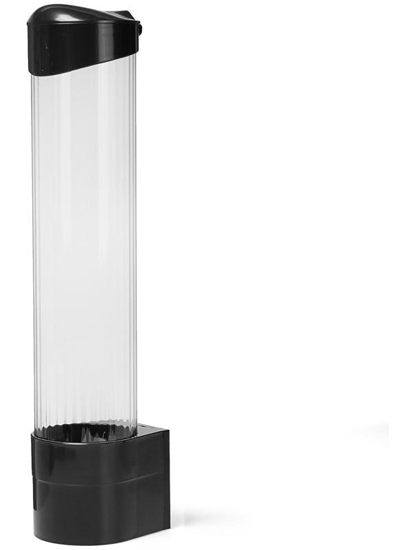 Стаканодержатель CH-1, крепление на шурупах, 100 стаканчиков, черный